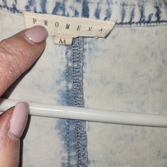 Promesa Blue and white Women's Dress or tunic - Picture 3 of 4